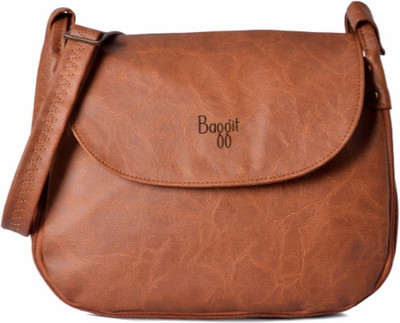 

Baggit Women Casual Tan PU Sling Bag