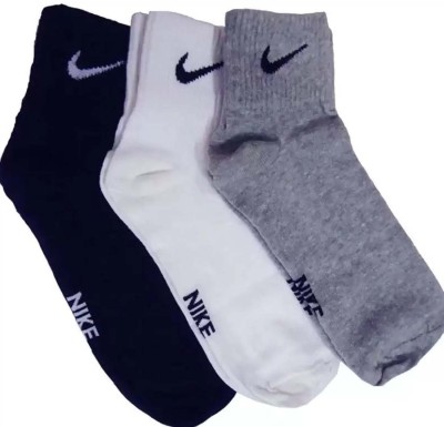 Nike Men & Women Ankle Length Socks(Pack of 03)