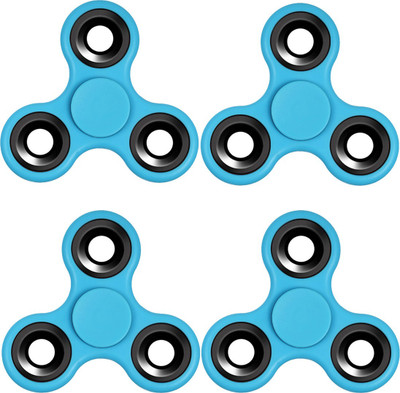 

Stealodeal |Pack of 4|Blue New Trendy Spinner Fidget(Blue)
