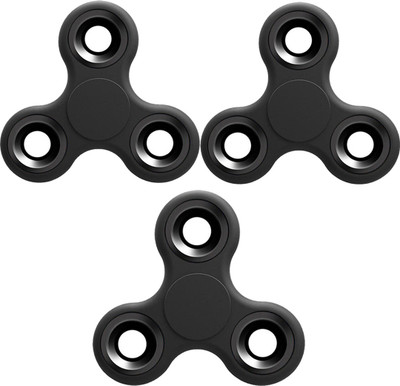 

Stealodeal |Pack of 3|Black New Trendy Spinner Fidget(Black)