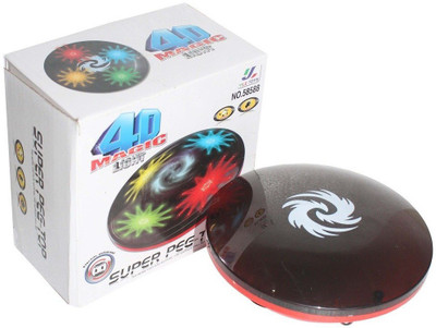 

SuperToy Super Peg Top with 4D Magic Lights(Multicolor)