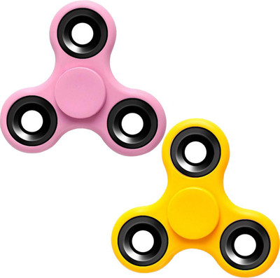

Stealodeal Pink and Yellow Spinning Fidget Toys(Pink, Yellow)