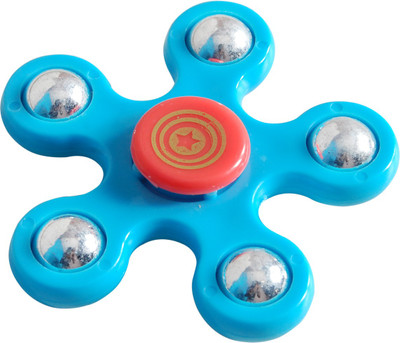 

Dealfinity Best Quality Fidget Hand Spinner toy with Hybrid Ceramic Bearing HK245(Blue, Red)