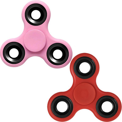 

Stealodeal Pink and Red Spinning Fidget Toys(Pink, Red)