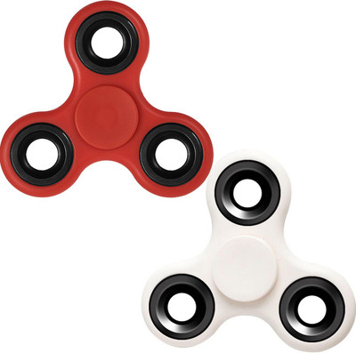 

Stealodeal Red and White Spinning Fidget Toys(Red, White)