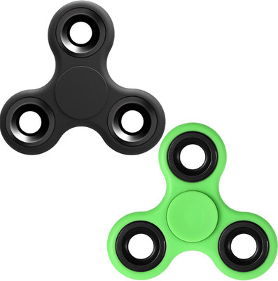 

Stealodeal Black and Green Spinning Fidget Toys(Black, Green)