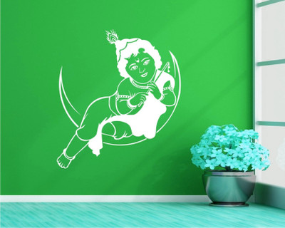 

Wall Guru  Home Décor wall Sticker(Pack of 1, White