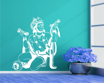 

Wall Guru  Home Décor wall Sticker(Pack of 1, White