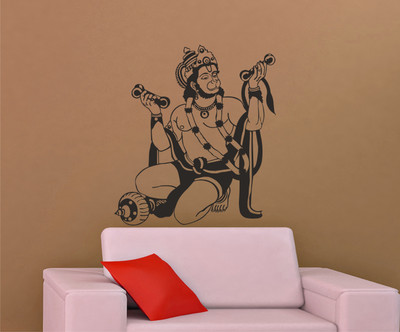 Wall Guru  Home Décor wall Sticker(Pack of 1, Black