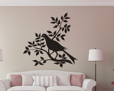 

Wall Guru  Home Décor wall Sticker(Pack of 1, Black
