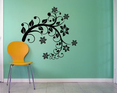 

Wall Guru  Home Décor wall Sticker(Pack of 1, Black