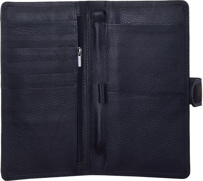 

Leatherman Double Stitching Loop Magnet Wallet(Black)