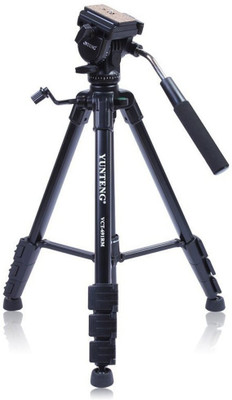 

Yantralay VCT 880 Professional Tripod For DSLR & Video Cameras Tripod Kit(Black, Supports Up to 6000 g)
