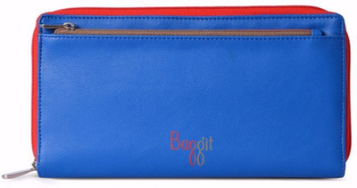 

Baggit Women Blue Artificial Leather Wallet(6 Card Slots), Danube blue