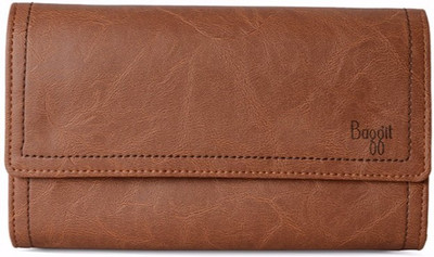 

Baggit Women Tan Artificial Leather Wallet(6 Card Slots), Caramel