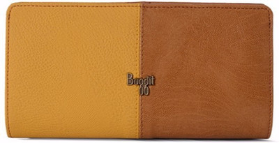 

Baggit Women Brown Artificial Leather Wallet(6 Card Slots), Mustard