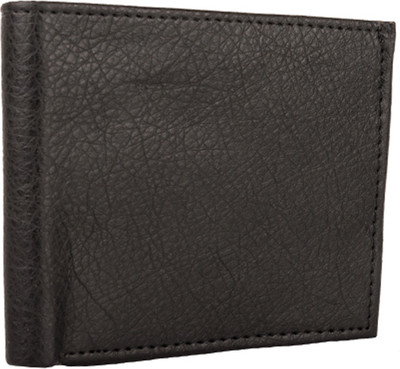 

Chappie Moustache Men Black Genuine Leather Wallet(5 Card Slots)
