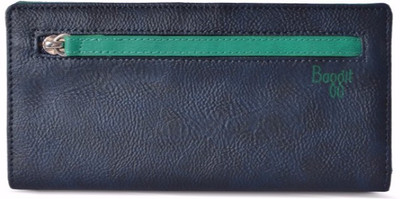 

Baggit Women Blue Artificial Leather Wallet(6 Card Slots), Navy blue