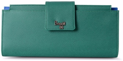 

Baggit Women Green Artificial Leather Wallet(6 Card Slots), Ultra marine