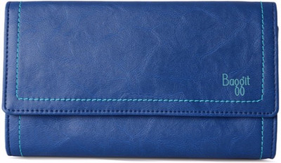 

Baggit Women Blue Artificial Leather Wallet(6 Card Slots)
