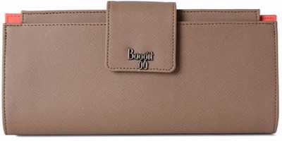 

Baggit Women Beige Artificial Leather Wallet(6 Card Slots), Smoke