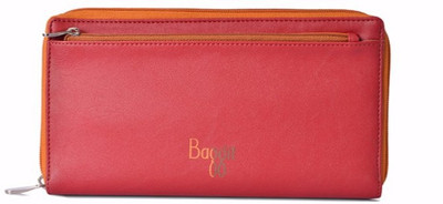 

Baggit Women Red Artificial Leather Wallet(6 Card Slots), Scarlet