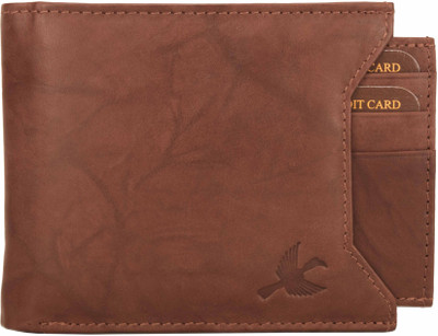 

Hornbull Men Casual, Trendy Brown Genuine Leather Wallet(8 Card Slots)