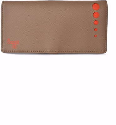 

Baggit Women Beige Artificial Leather Wallet(6 Card Slots), Smoke