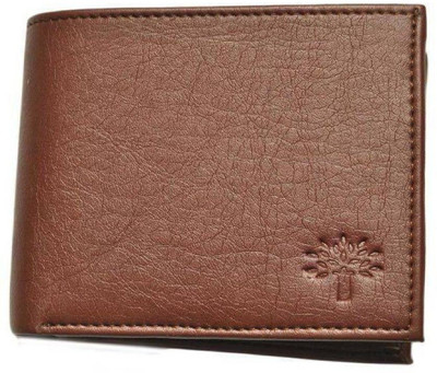 

Stopnbuy Boys Brown Genuine Leather Wallet(3 Card Slots)