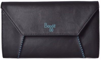 

Baggit Women Black Artificial Leather Wallet(6 Card Slots)