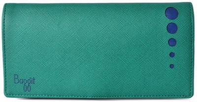 

Baggit Women Green Artificial Leather Wallet(6 Card Slots), Ultra marine