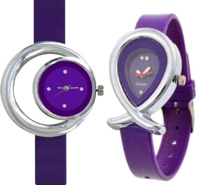 ReniSales NEW BEAUTIFUL TRENDY FASHION PURPLE COMBO OFFER LATEST SOLO DESIGNER DEAL Watch  - For Girls   Watches  (ReniSales)
