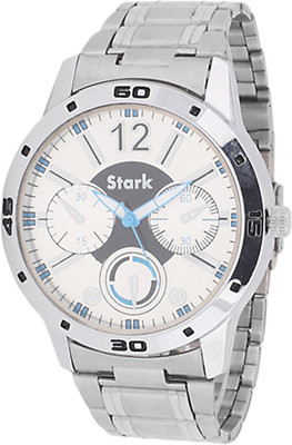 

Stark Stark 021 New Trend Chronograph Pattern Silver Dial Watch - For Men