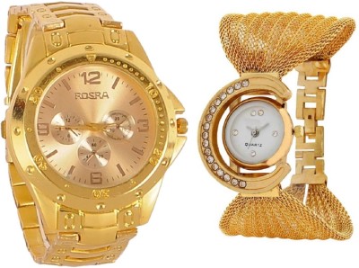 ReniSales JUST IN TIME NEW FASHION COMBO Watch  - For Couple   Watches  (ReniSales)