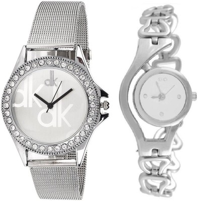 ReniSales NEW BEAUTIFUL FASHION SILVER COMBO OFFER LATEST SOLO DESIGNER DEAL Watch  - For Girls   Watches  (ReniSales)