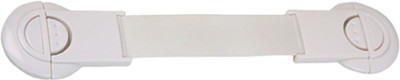 

Safe-O-Kid Extra Flexible, 2-Side Open Long Multi-Purpose Child Safety Lock (Pack of 16)(White)