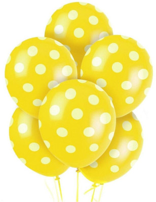 

Shop Online Printed YELLOW POLKA DOT Balloon(Yellow, Pack of 30)