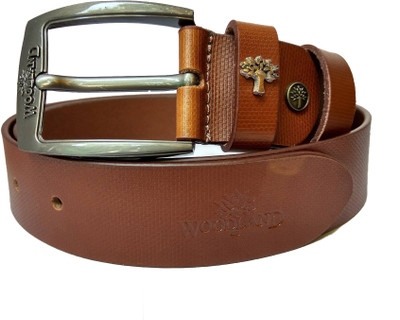 Dude Chase Men Casual, Formal, Party, Evening Tan Genuine Leather Belt