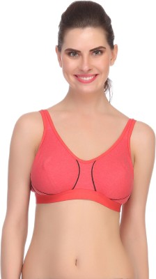 Clovia Women Sports Non Padded Bra(Pink)