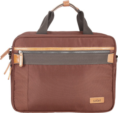 

Safari PRIMUS-SATCHEL Medium Briefcase - For Men & Women(Brown)