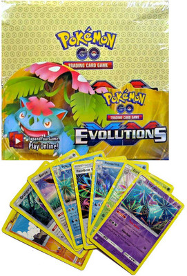 

AncientKart Pokemon Evolutions Shinning Small cards Booster Box(Multicolor)