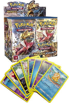 

AncientKart Pokemon Break Point Shinning Small cards Booster Box(Multicolor)