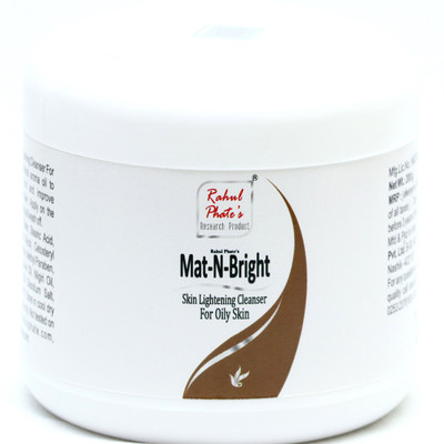 

Rahul Phate's Research Product Mat-N-Bright: Skin Lightening Cleanser for Oily Skin(200 g)