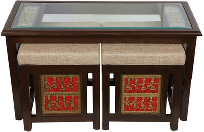 

ExclusiveLane Solid Wood Coffee Table(Finish Color - Walnut Brown)