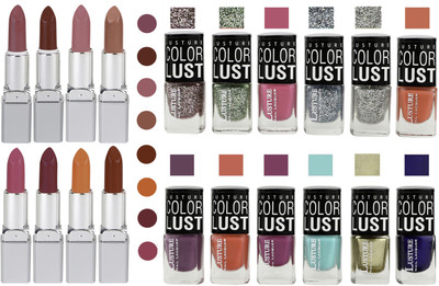 

Ramble Lipstick and Nail polish Neon Shades Gift Pack set combo(Set of 20)
