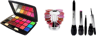 

Mars 18 shade eyeshadow/12 shade lipgloss/eyeliner(Set of 3)