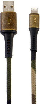 

boAt LTG MILLITARY Lightning Cable(Army Green, Bronze)