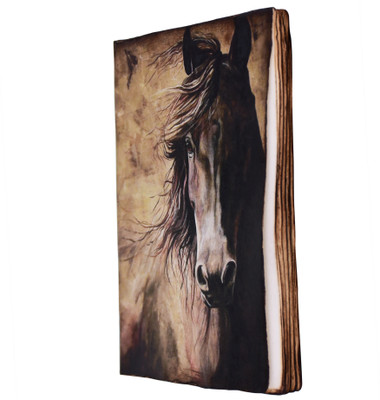 Purpledip Handmade Regular Diary Unruled 100 Pages(Brown)