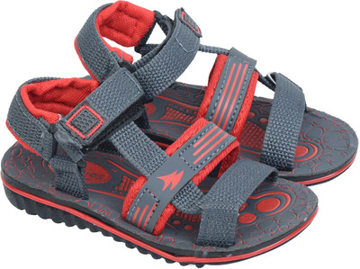 

BUNNIES Boys Velcro Strappy Sandals(Red