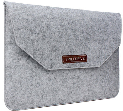 

Smiledrive 12 inch Sleeve/Slip Case(Grey), Light grey
